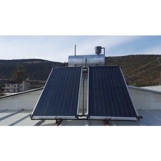 2 Kollektörlü Basınçlı Krom Güneş Enerjisi