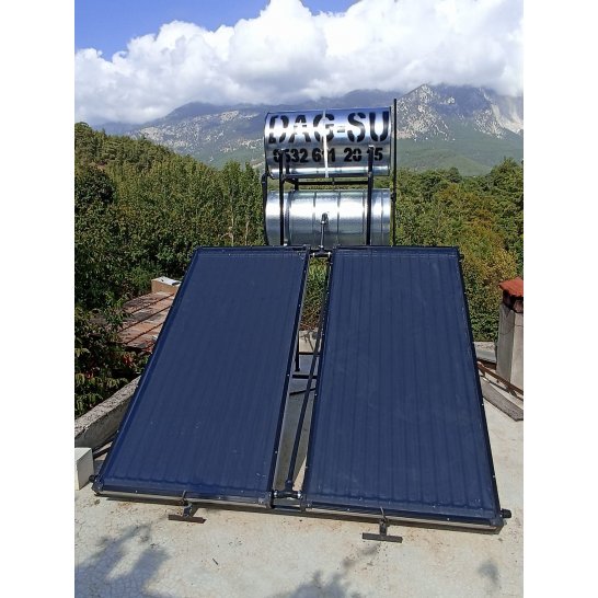 2 Kollektörlü Galvaniz Güneş Enerjisi